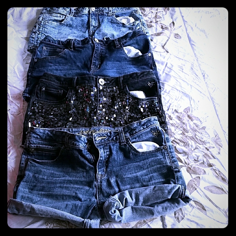 Justice Jean Shorts Bundle Size 14.5